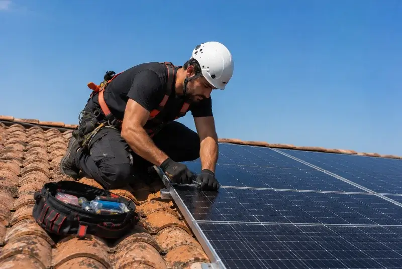Maintenance et monitoring de panneaux solaires à Saint-Nicolas-de-Macherin