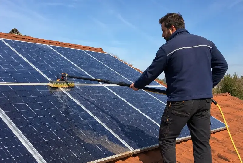 Nettoyage et entretien de panneaux solaires à Saint-Nicolas-de-Macherin
